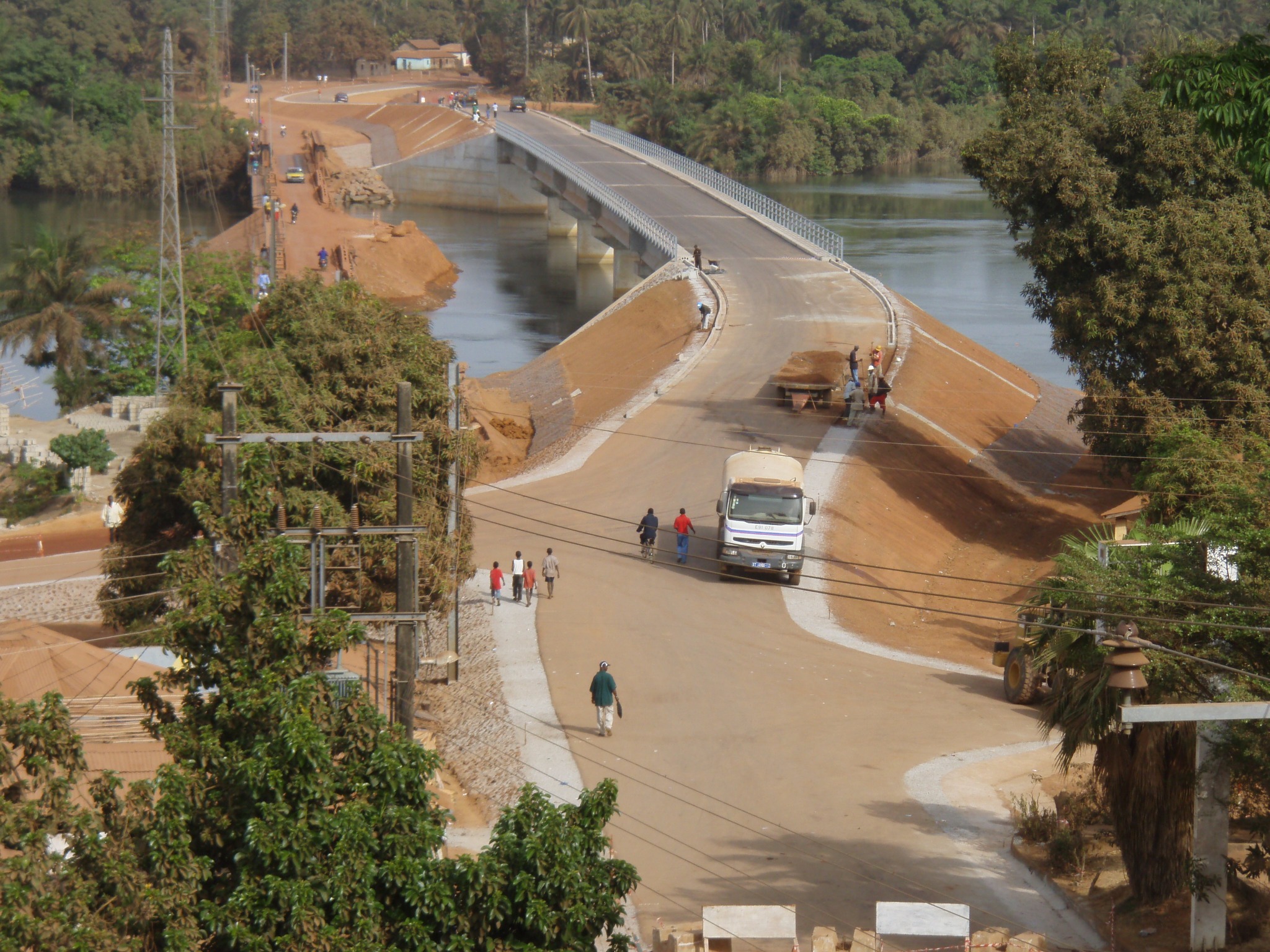 Projet de réalisation du pont de Forécariah — vue 1